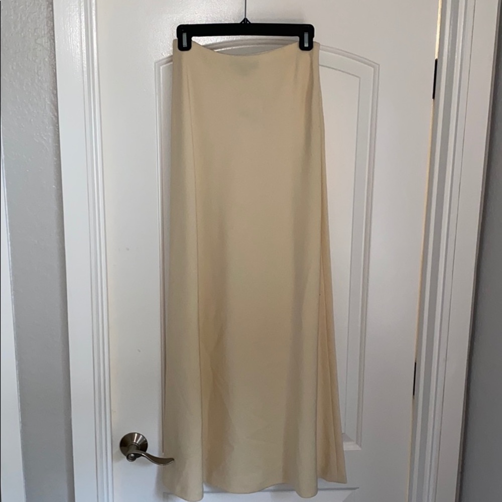 Vintage Ralph Lauren Cream Maxi Skirt Size 2